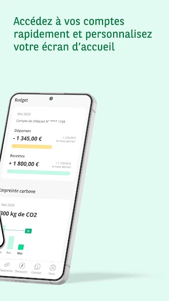 Écran officiel du budget BNP Paribas