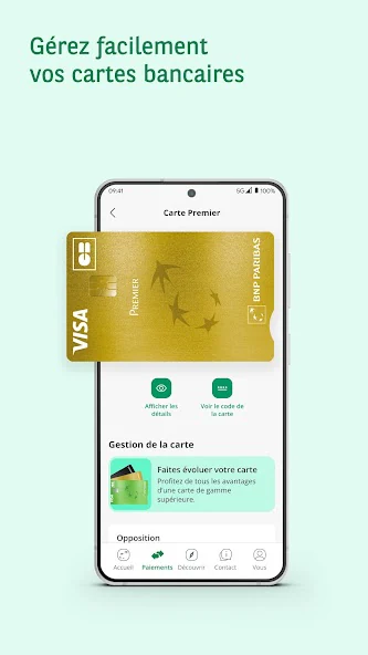 Gestion officielle d’une carte BNP Paribas