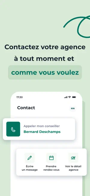 Écran officiel de gestion bancaire Ma Banque