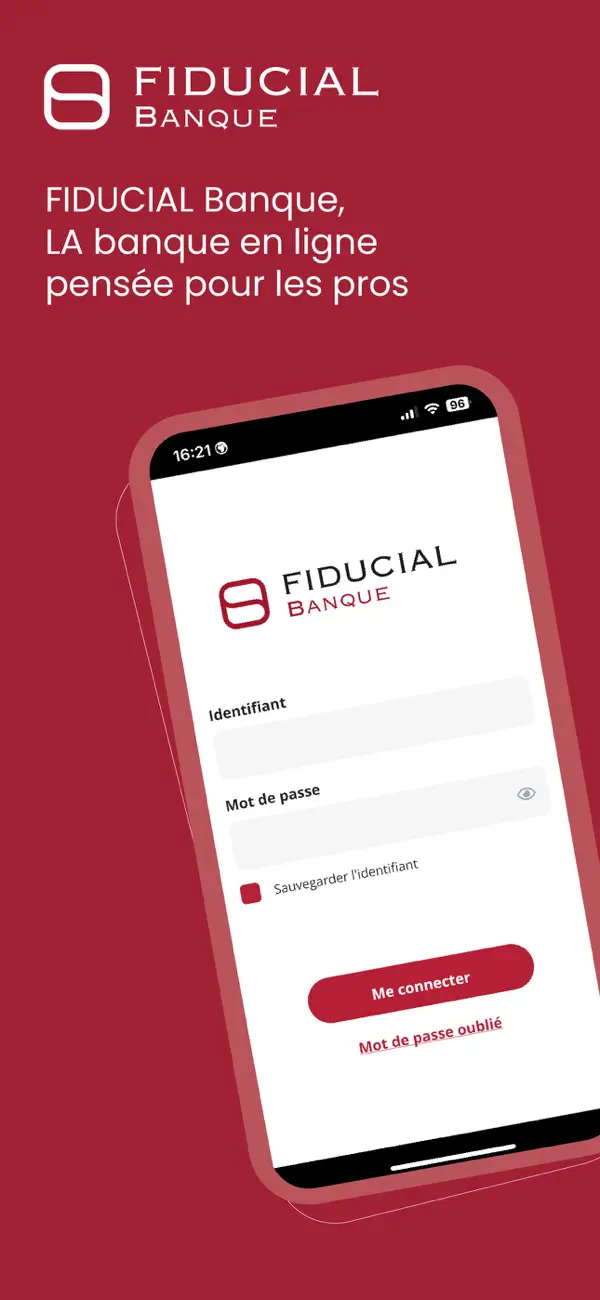 Connexion sécurisée Fiducial — application Fiducial Banque