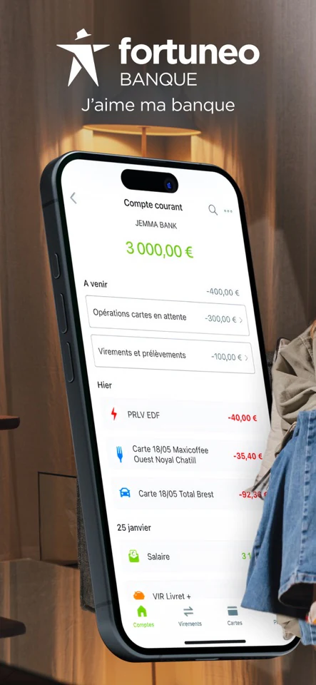 Application Fortuneo