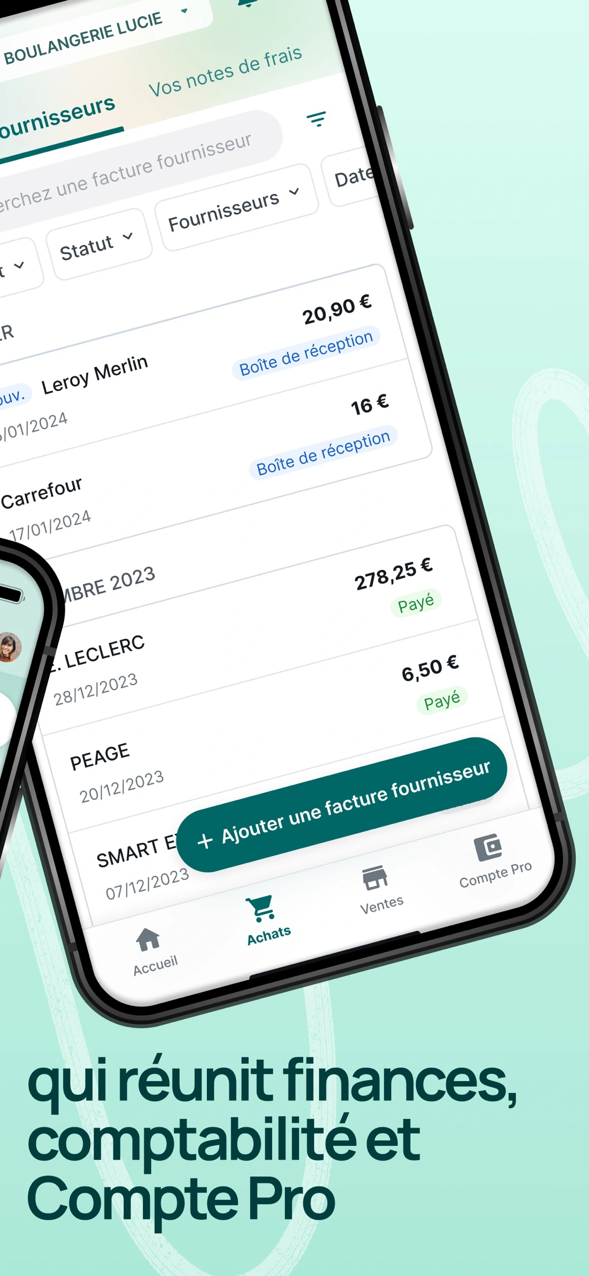 Suivi des factures fournisseurs — application Pennylane