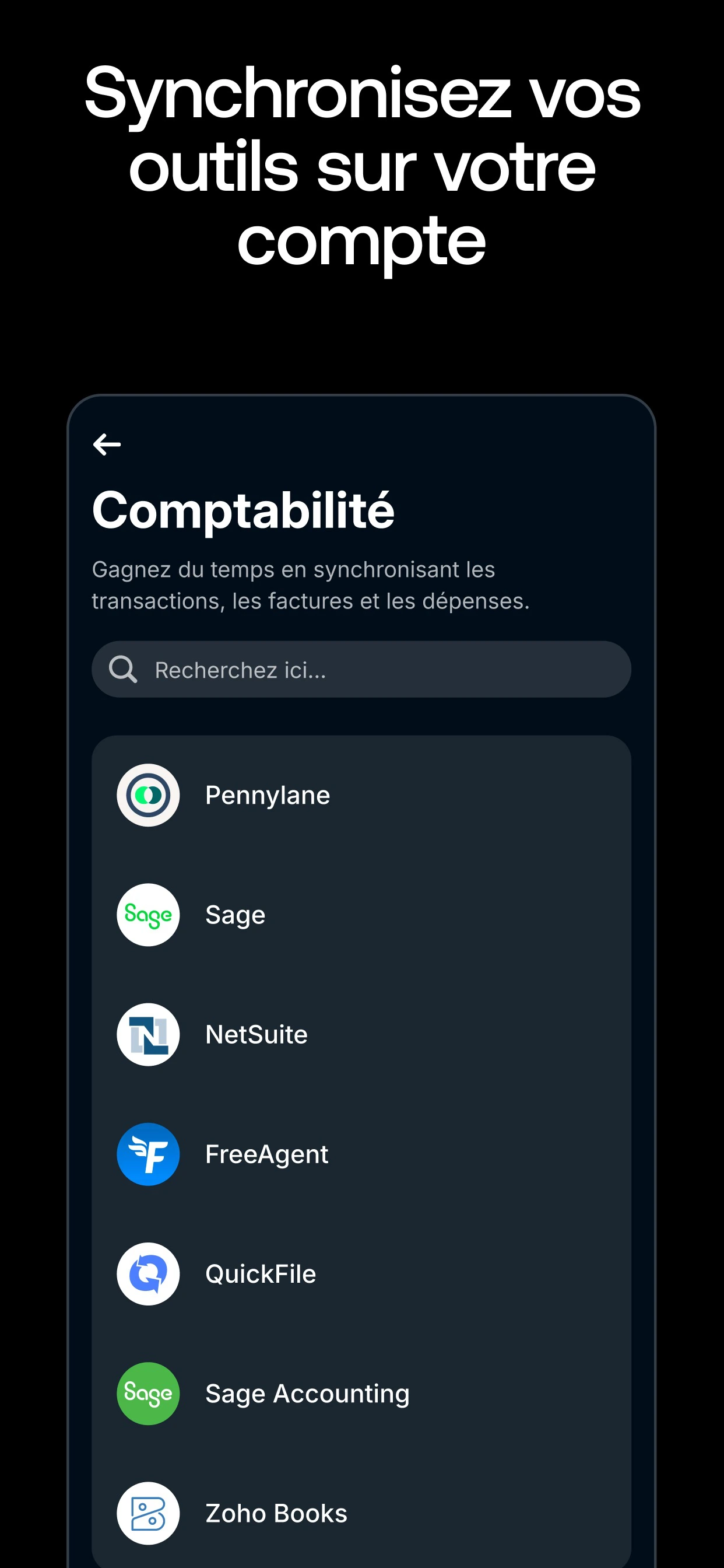 Intégrations comptables · capture officielle Apple Business — application Revolut Business
