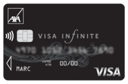Carte Visa Infinite AXA Banque