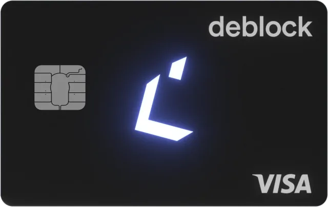 Carte Visa Deblock LED Metal, visuel officiel
