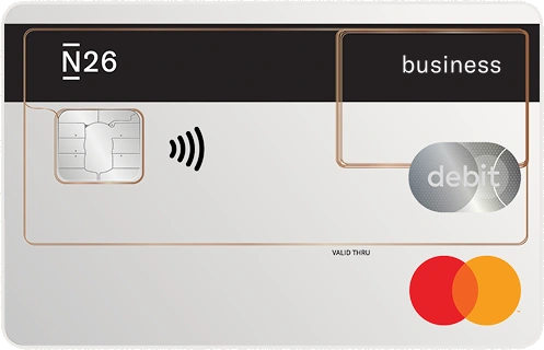 Carte N26 Business standard physique optionnelle