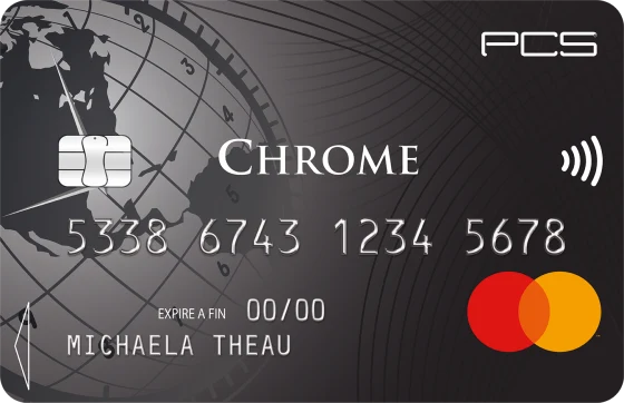 Carte PCS Chrome
