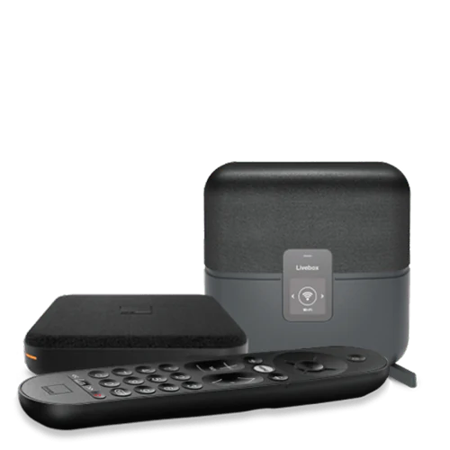 Livebox S et décodeur TV 6